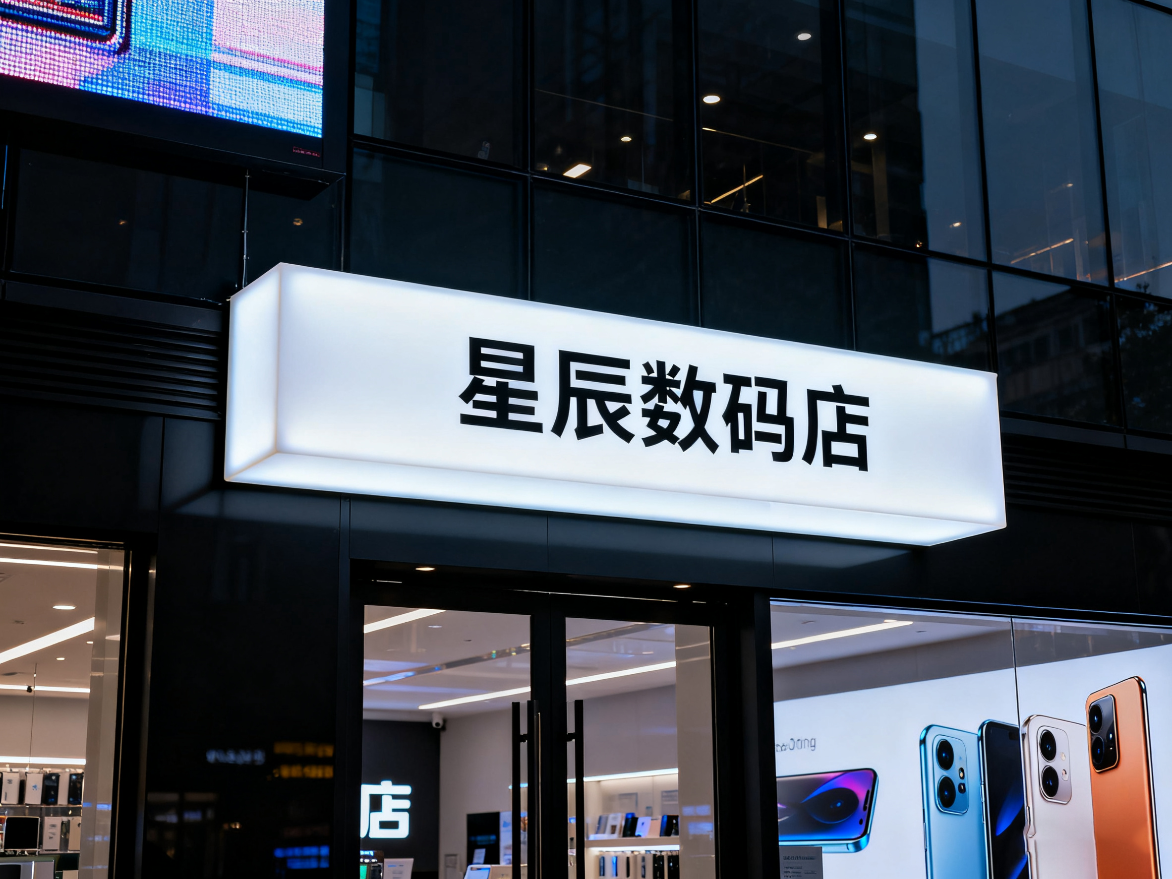 门头灯箱封面图